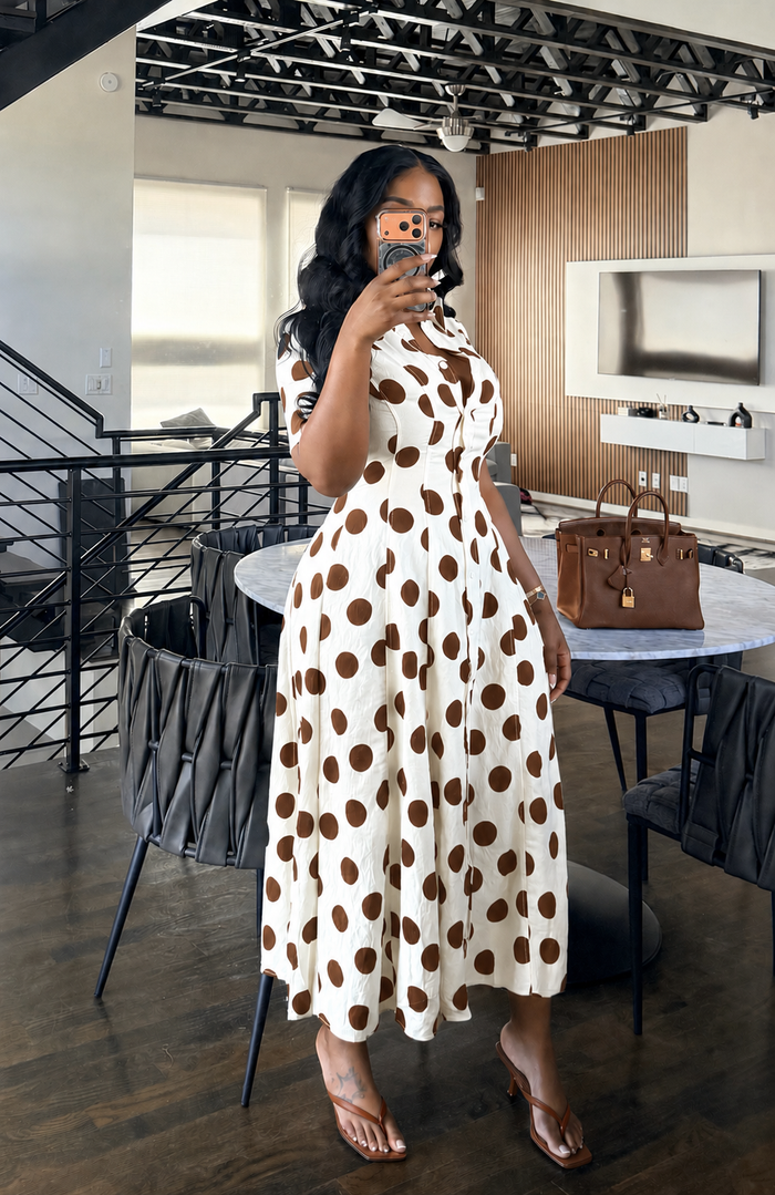 Coco polka dot dress