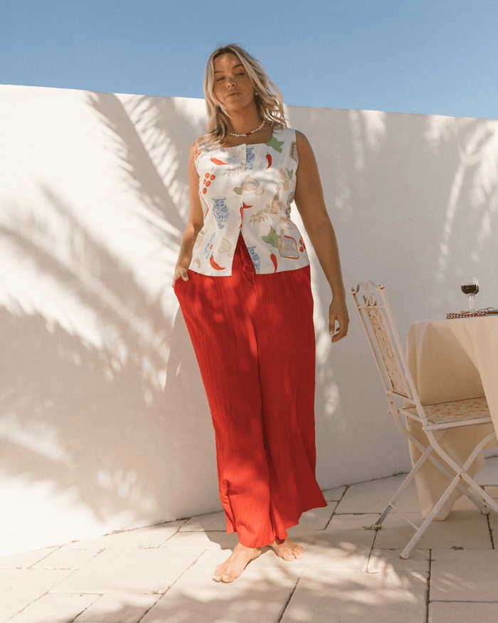 FINAL SALE | Ella Vest | Nonna's Kitchen