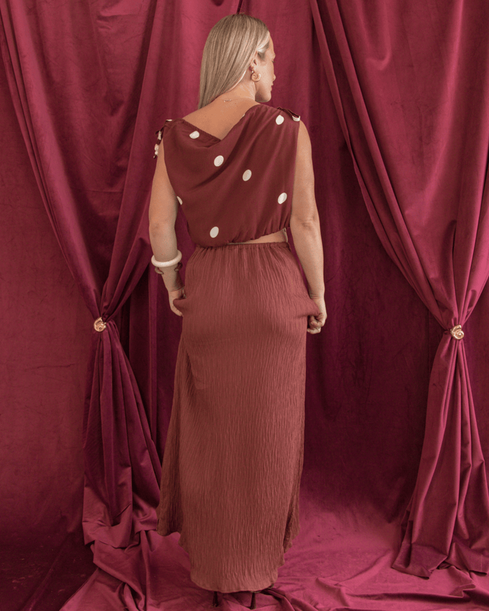 FINAL SALE | Lacey Skirt | Mahogany