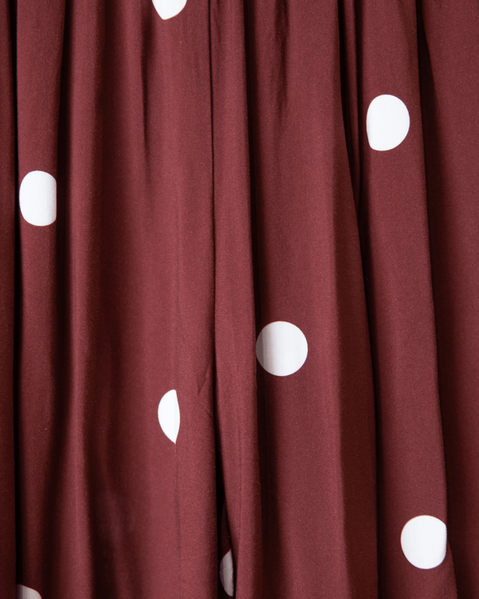 FINAL SALE | Matilda Shorts | Mahogany Polka Dot