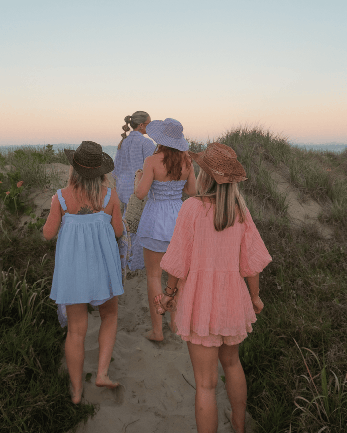 FINAL SALE | Matilda Shorts | Pink Seersucker