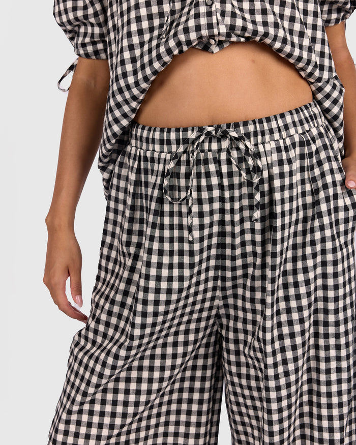 FINAL SALE | Posey Pants | Black Gingham