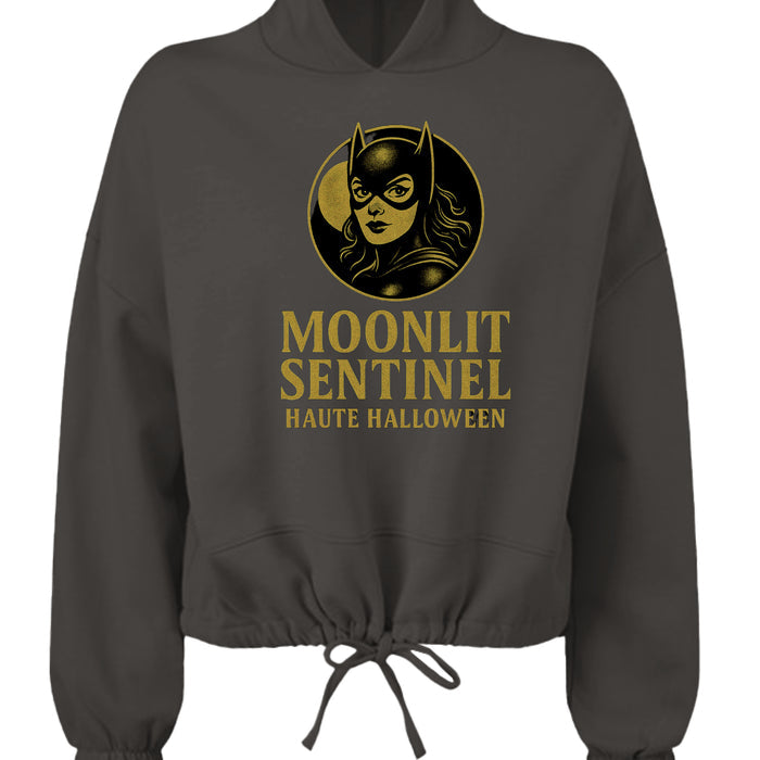 Haute Element™ Cropped Oversized Hooded Sweatshirt – Luxe Comfort, Effortless Edge