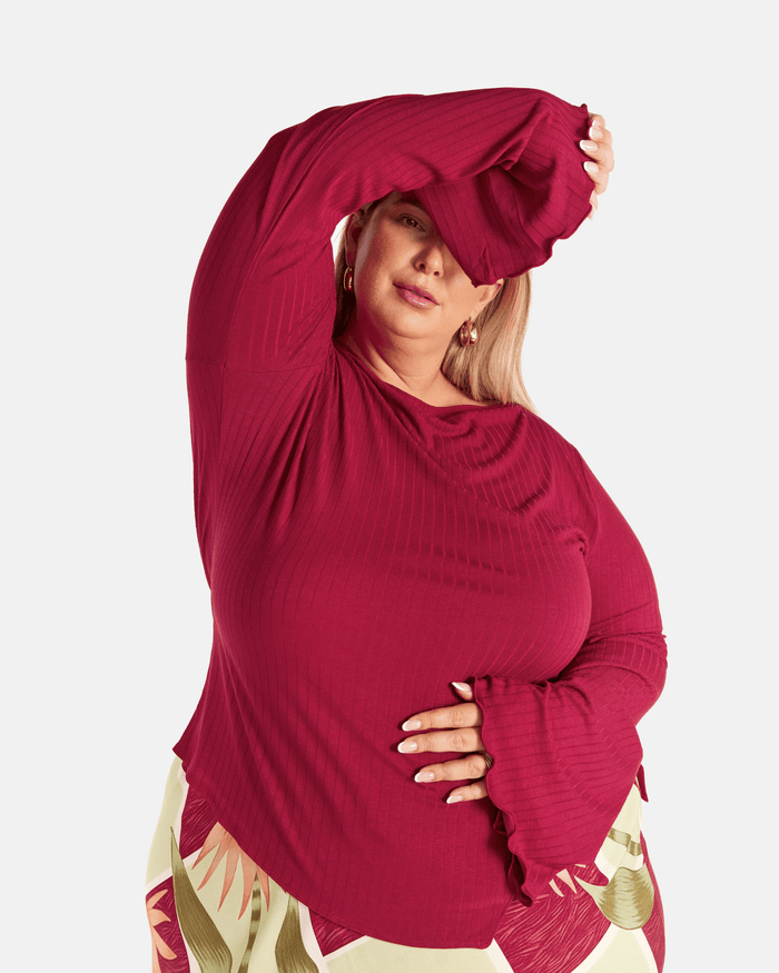 Isla Long Sleeve | Wine
