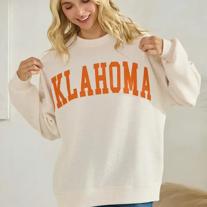 Knit Oklahoma Sweatshirt