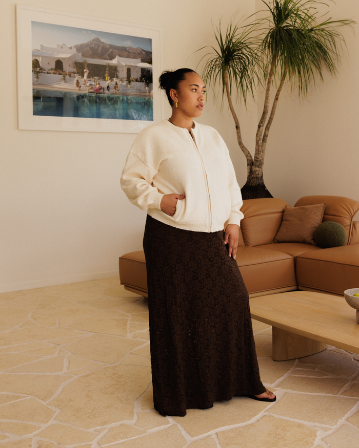 Lacey Skirt | Chocolate Lace