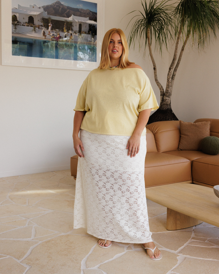 Lacey Skirt | Cream Lace