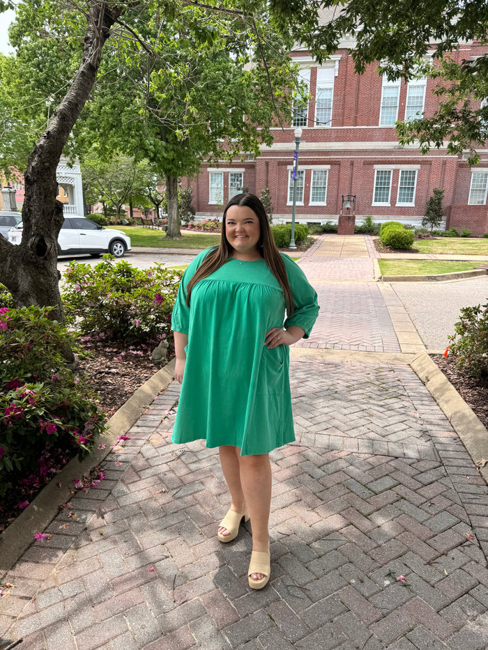 MILLIES MINT GREEN CURVY DRESS