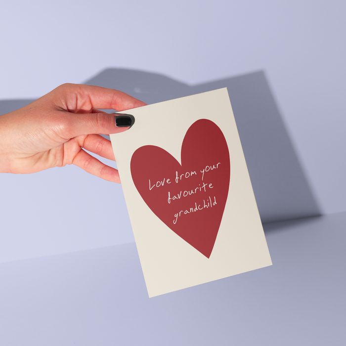 Mother's Day Card | From Your Favourite Grandchild
