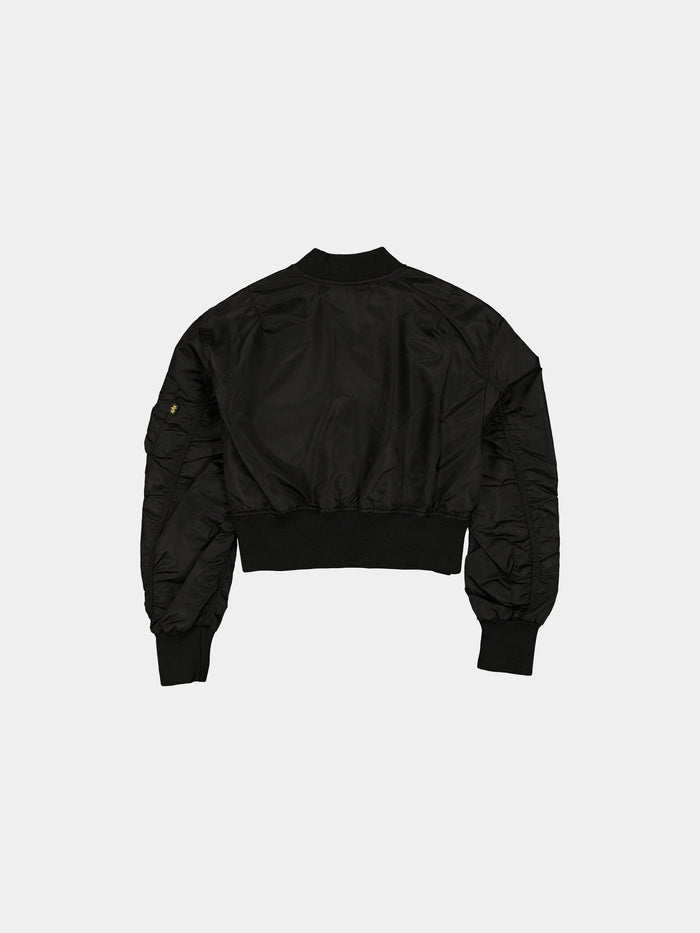 NEW YORK METS X ALPHA X NEW ERA L-2B CROPPED BOMBER JACKET WOMENS OUTERWEAR Alpha Industries