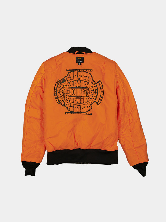 NEW YORK RANGERS X ALPHA X NEW ERA MA-1 BOMBER JACKET (BLACK CAMO) OUTERWEAR Alpha Industries