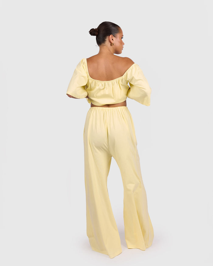 Ocean PJ Pants | Lemon