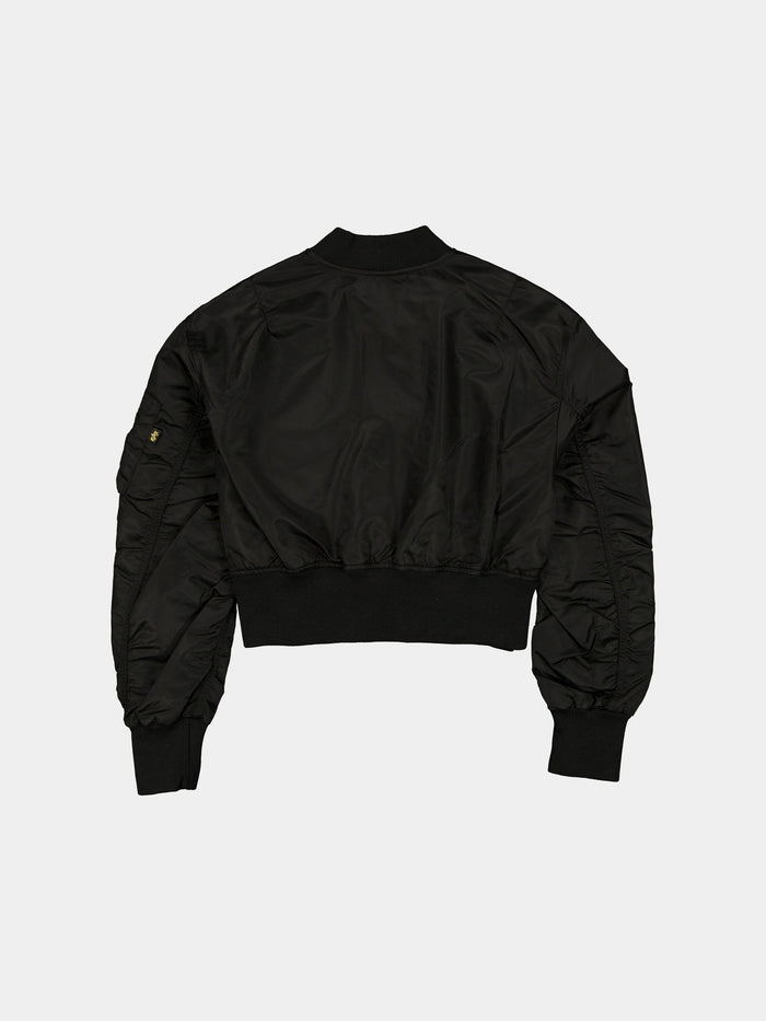 PITTSBURGH STEELERS X ALPHA X NEW ERA L-2B CROPPED BOMBER JACKET WOMENS OUTERWEAR Alpha Industries