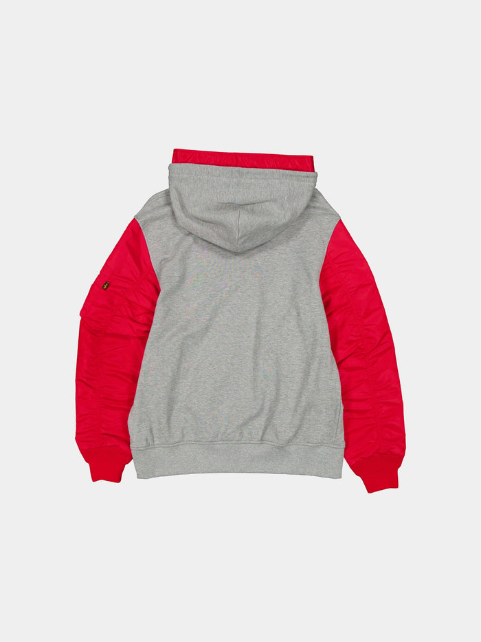 SAN FRANCISCO 49ERS X ALPHA X NEW ERA MA-1 ZIP UP HOODIE OUTERWEAR Alpha Industries
