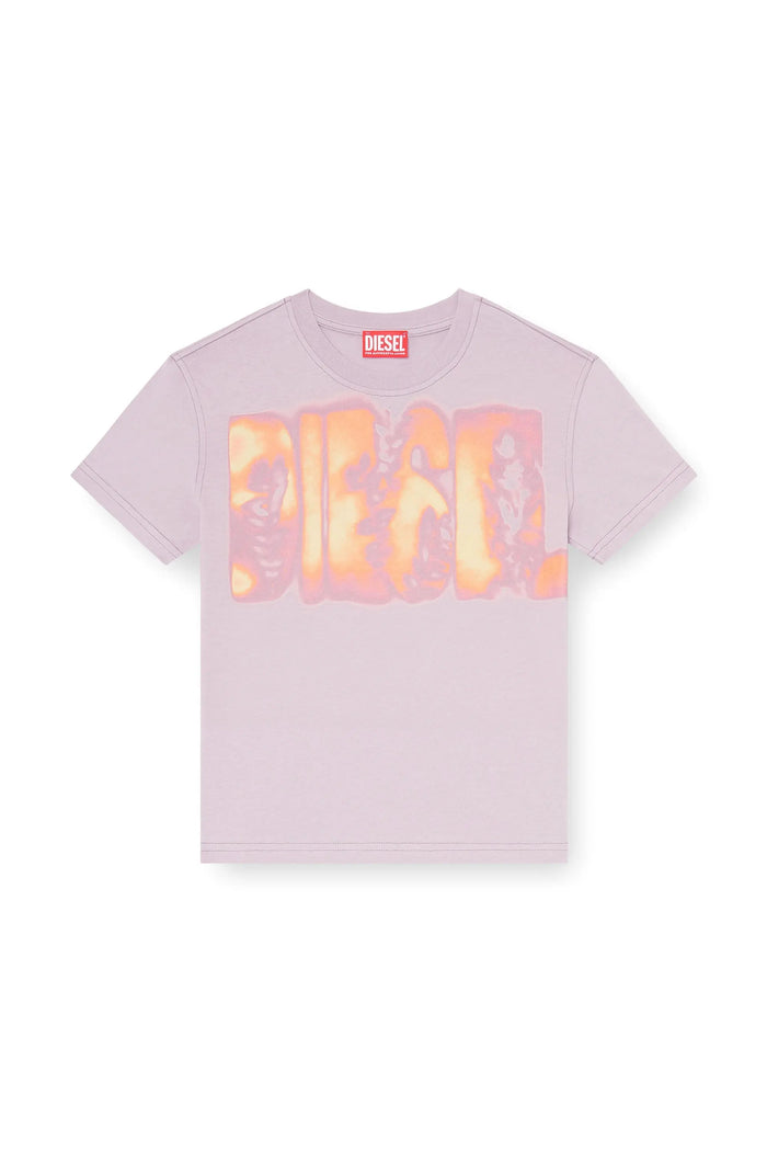 Slim jersey T-shirt with graphic print