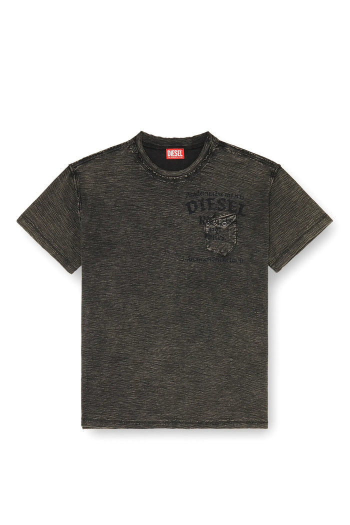 Slub jersey T-shirt with chest pocket