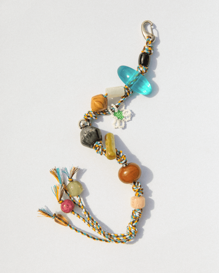 Wildflower Key Ring Phone Charm | Blue