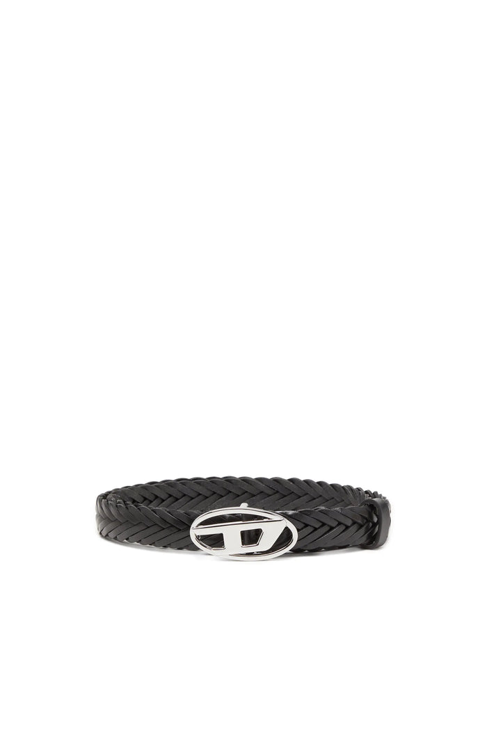 1.9 cm braided leather belt