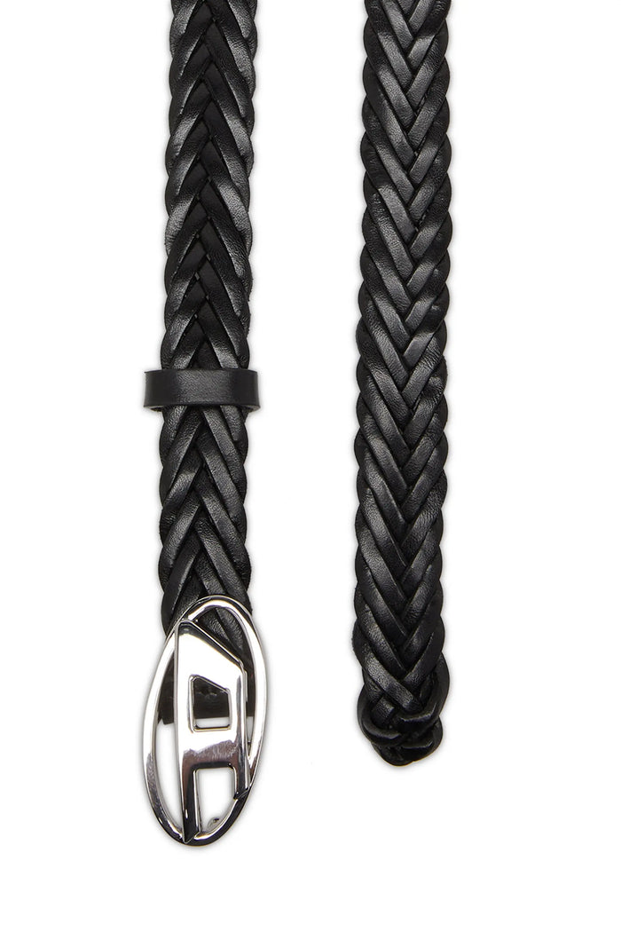 1.9 cm braided leather belt
