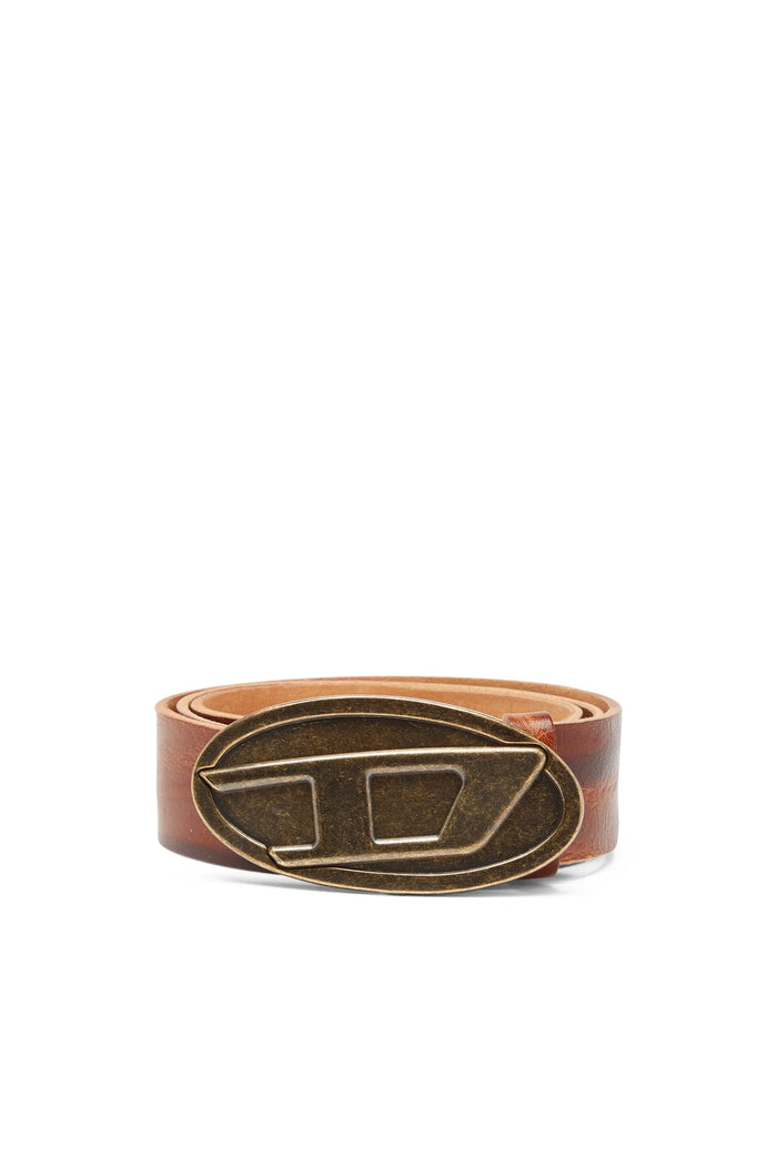 4cm belt in waxed leather