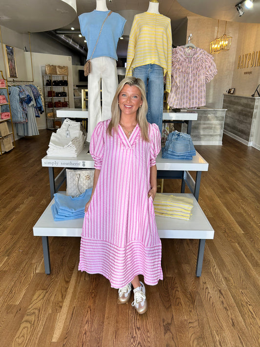 KAMERON STRIPE MIDI