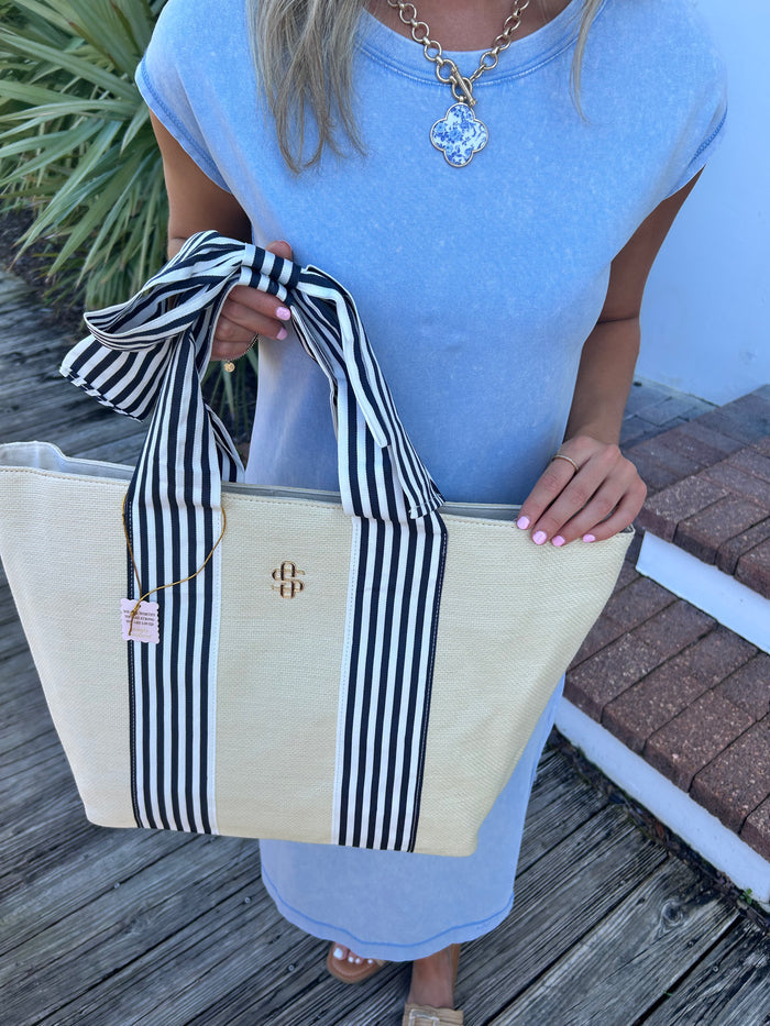 DERBY CREAM TOTE BAG