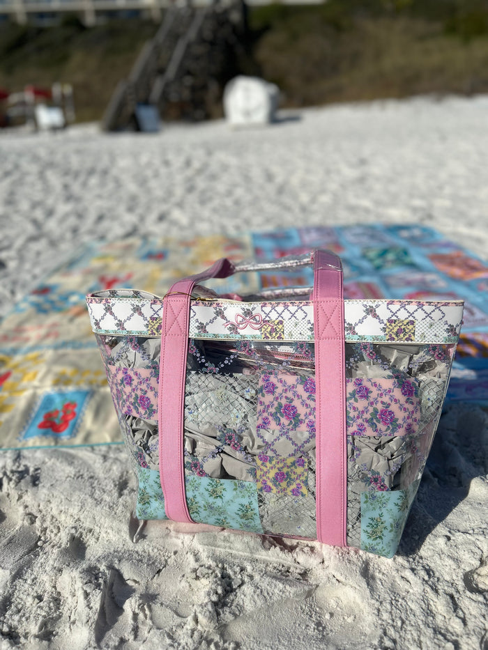 CLEAR TRAVEL BAG W/ POUCH