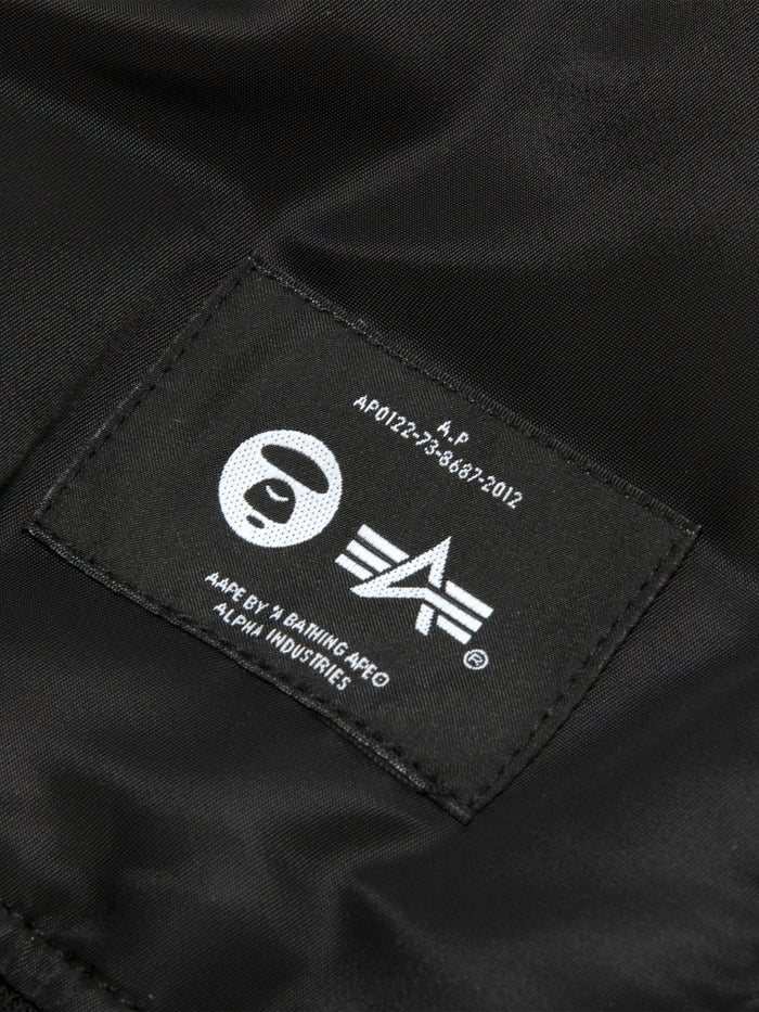 AAPE X ALPHA MA-1 BOMBER JACKET COLLAB Alpha Industries