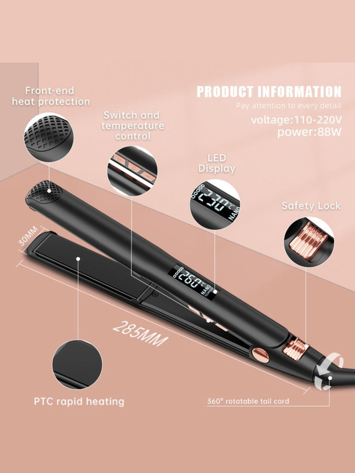 Adjustable Temperature Hair Straightener