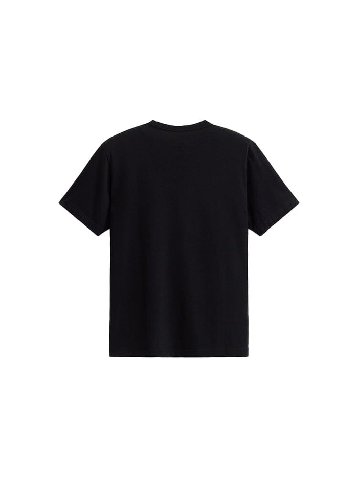 Alpha Commander Tee by Alpha Industries, black, short-sleeved t-shirt, 210 GSM fabric.
