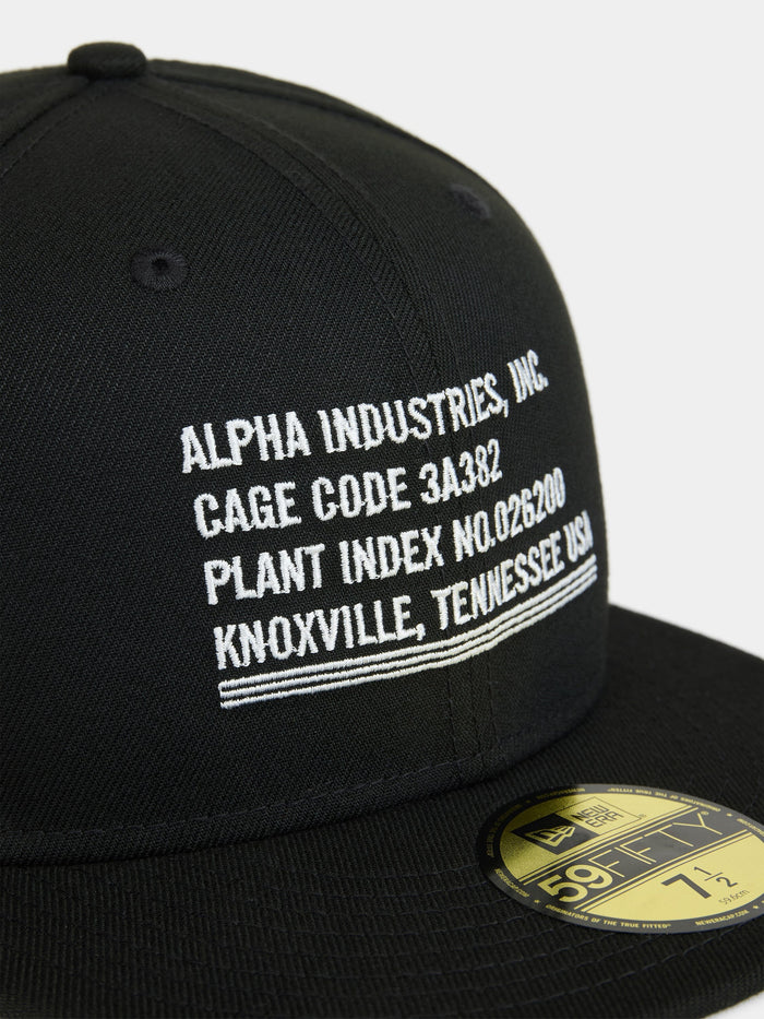 NEW ERA X ALPHA INDUSTRIES 5950 CAGE CODE HAT COLLAB Alpha Industries
