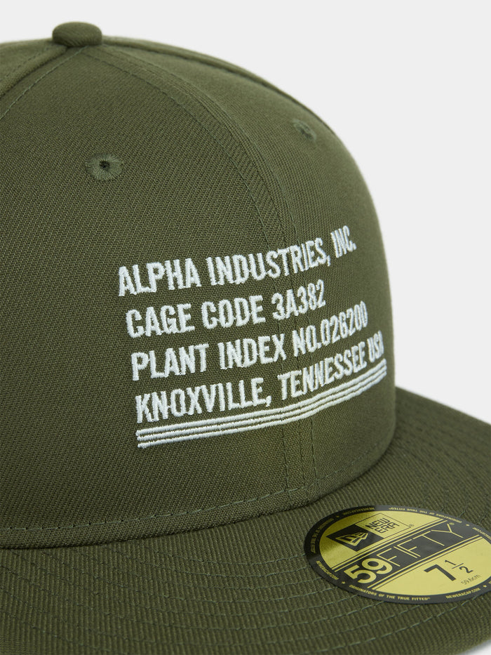 ALPHA INDUSTRIES X NEW ERA 5950 CAGE CODE HAT COLLAB Alpha Industries