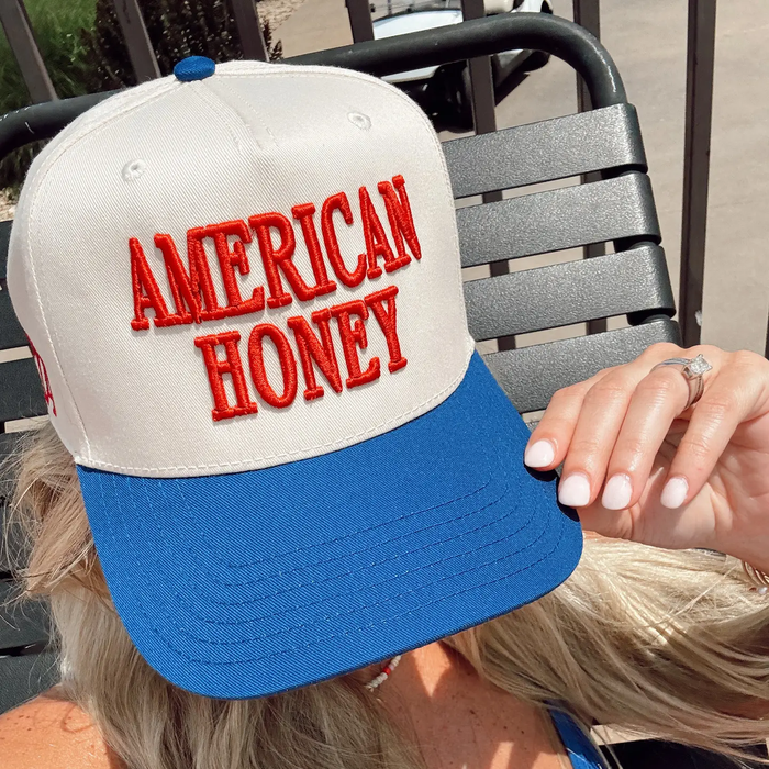 American Honey Trucker Hat - Greige Goods