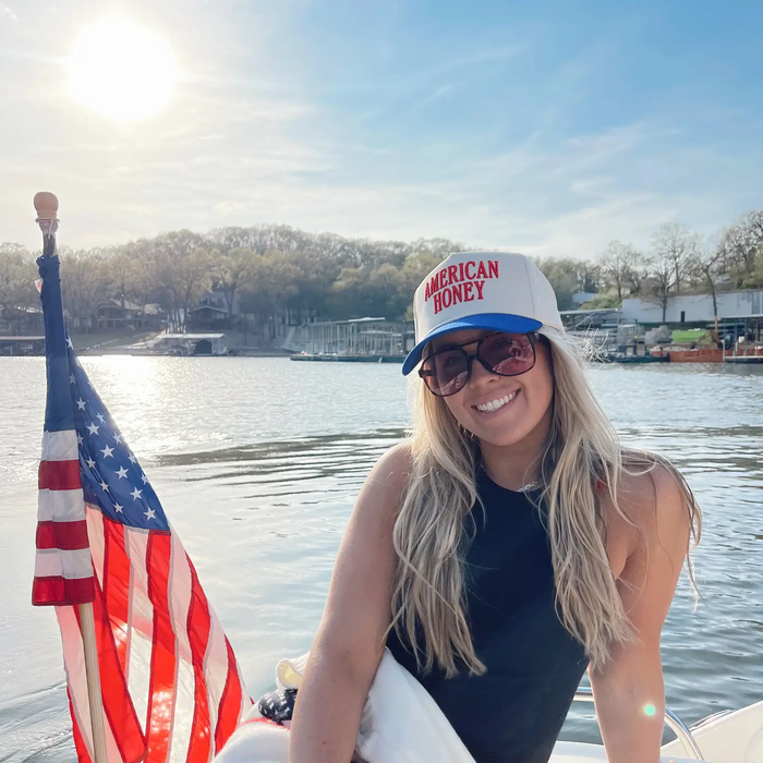 American Honey Trucker Hat - Greige Goods