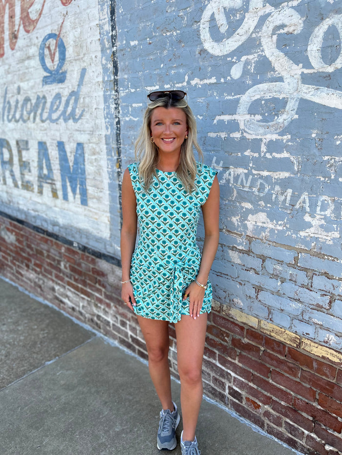 AQUA RETRO ROMPER
