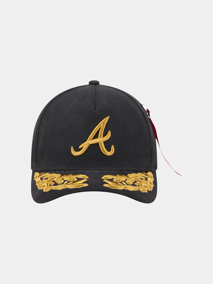 ATLANTA BRAVES X ALPHA X NEW ERA 940 MC CAP ACCESSORY Alpha Industries