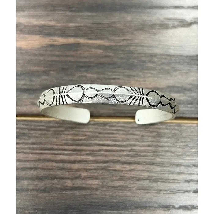 Aztec Cuff Bracelet - Greige Goods