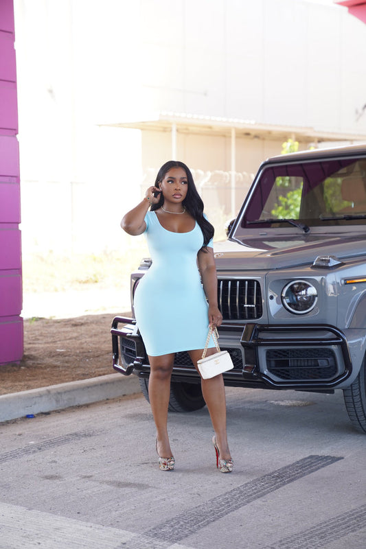 Baby Blue T dress