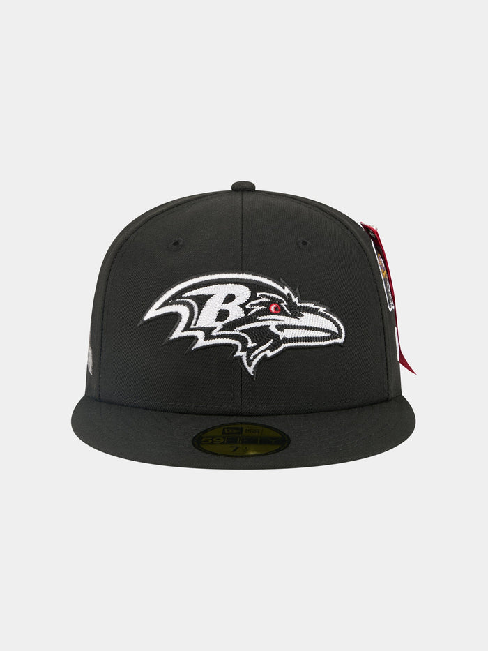 BALTIMORE RAVENS X ALPHA X NEW ERA 59FIFTY FITTED CAP ACCESSORY Alpha Industries
