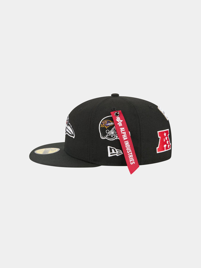 BALTIMORE RAVENS X ALPHA X NEW ERA 59FIFTY FITTED CAP ACCESSORY Alpha Industries