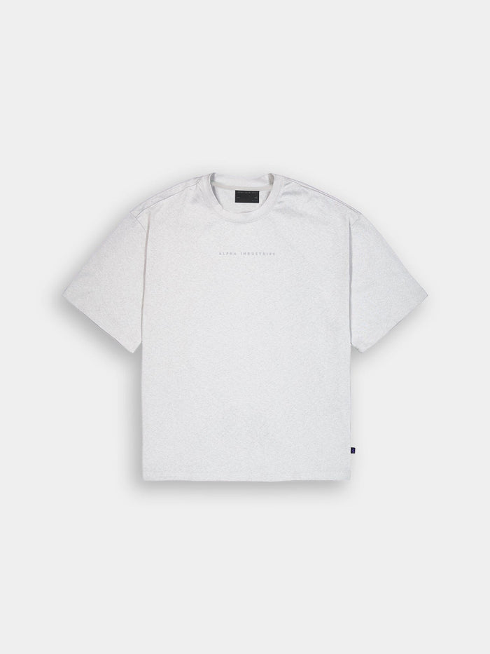 BASE T-SHIRT TOP Alpha Industries PASTEL GRAY XS