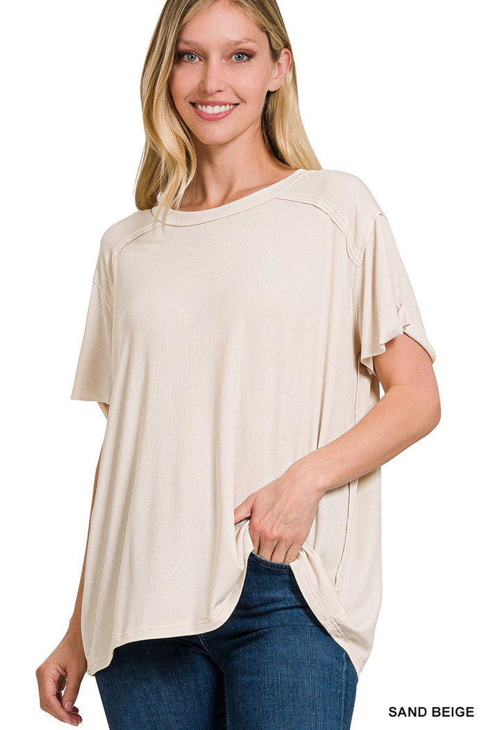 BEIGE HALEY TOP