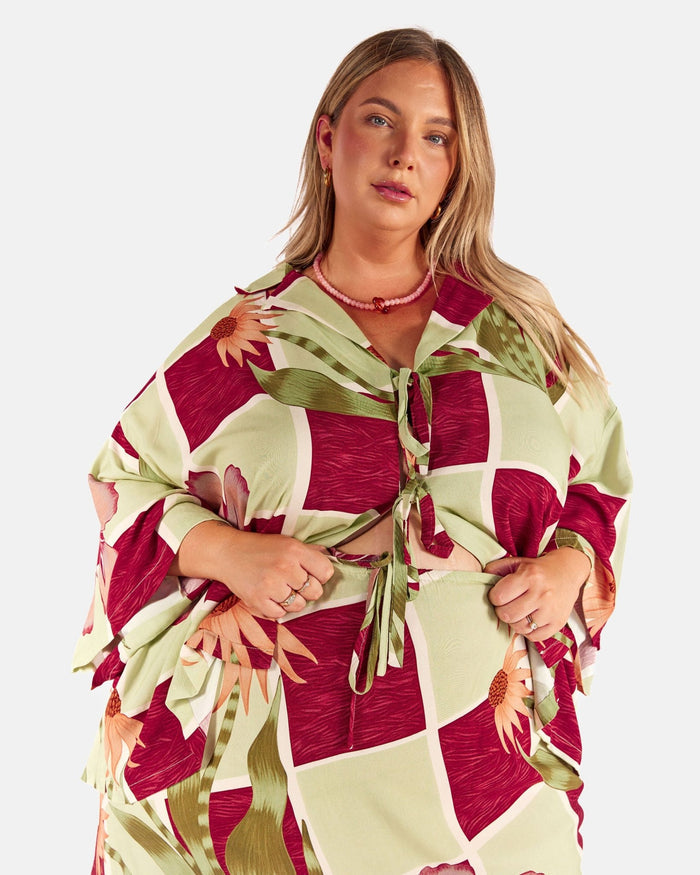 Billie Shirt | Flora Tile