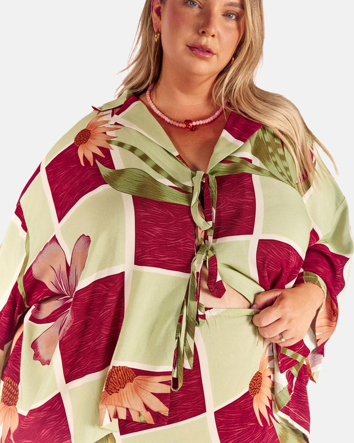 Billie Shirt | Flora Tile