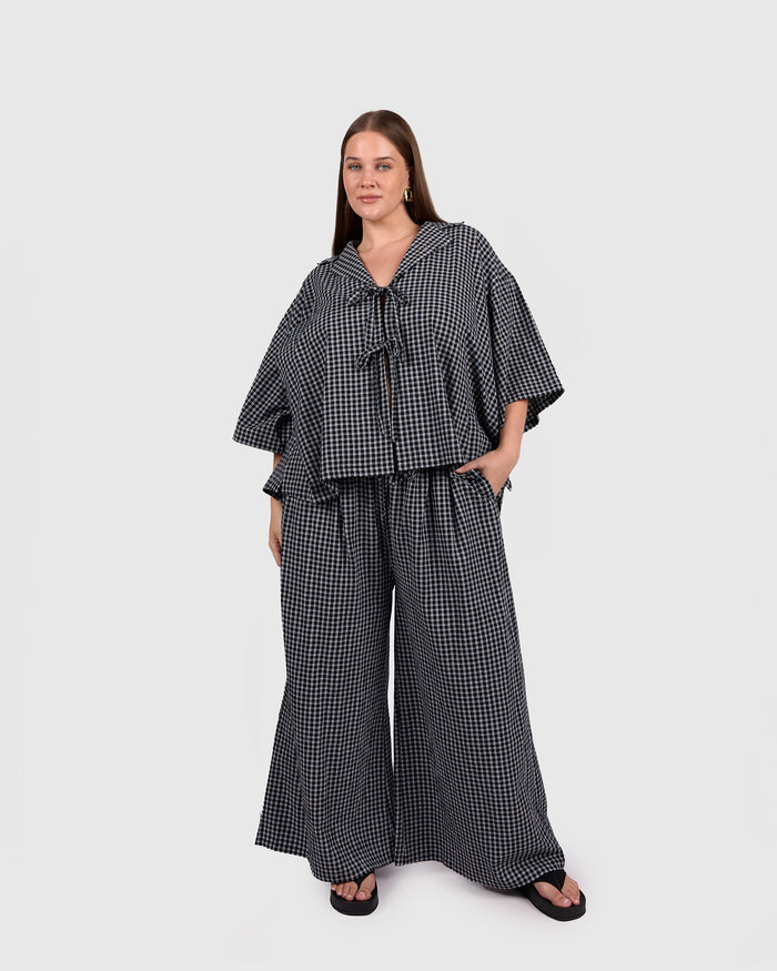 Billie Shirt | Midnight Gingham