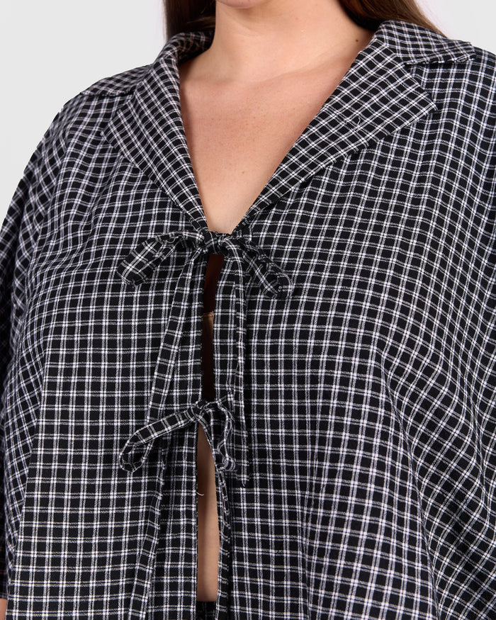 Billie Shirt | Midnight Gingham
