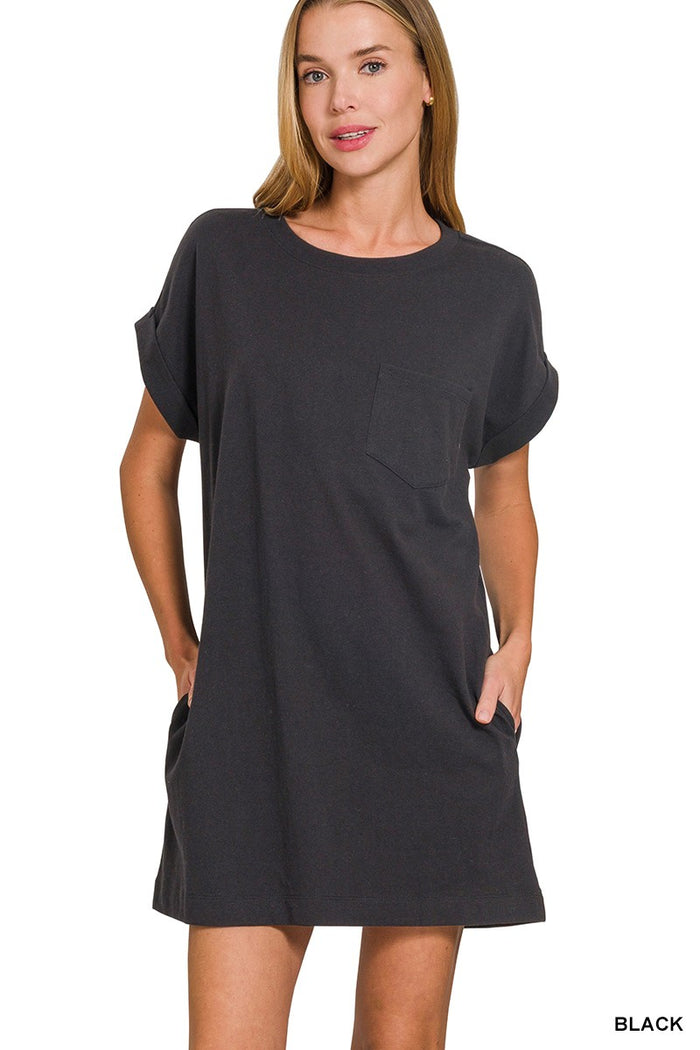 BLACK HALO TSHIRT DRESS