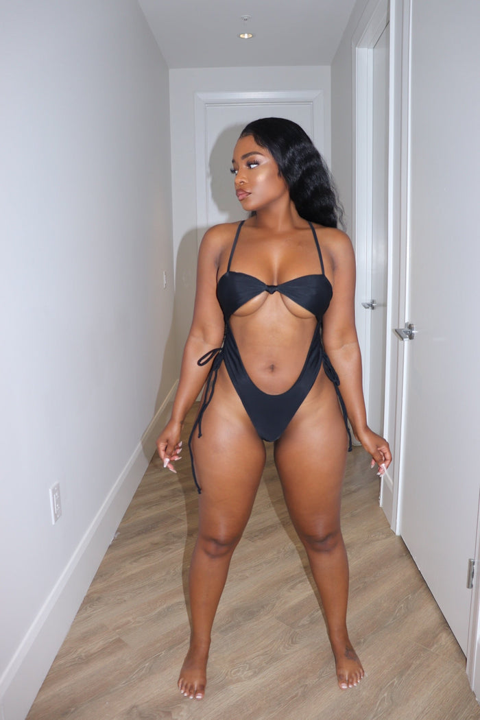 Black Silhouette swimsuit - Shop Luxe Life Boutique