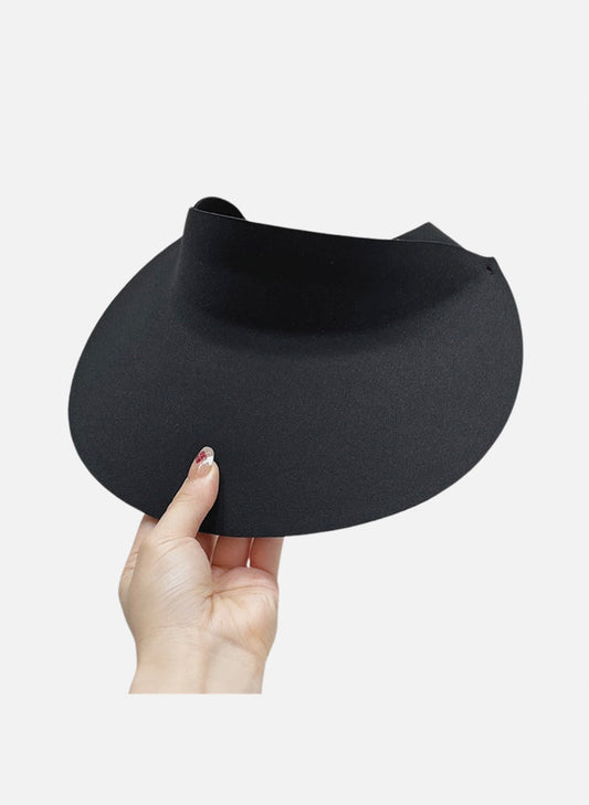Black sun visor
