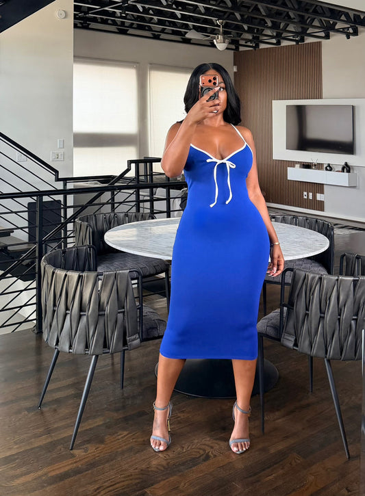 Blue Bow Dress